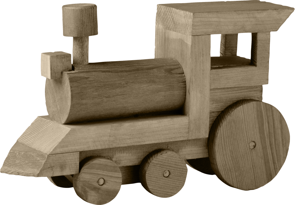 Train en bois